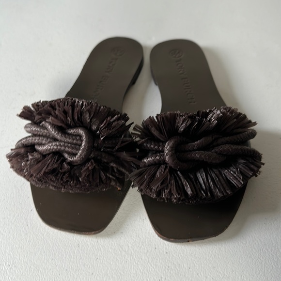 Tory Burch knot slides 8M - Picture 1 of 4